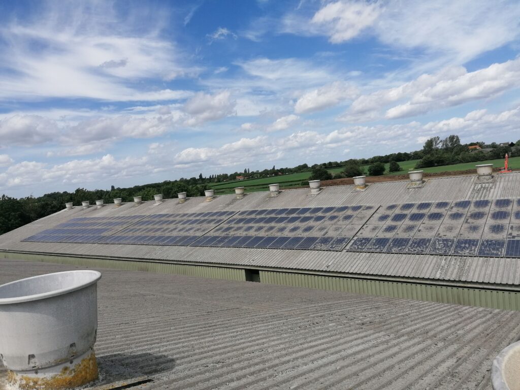 Chicken Farm | Solar Panel Cleaning | Helios OM